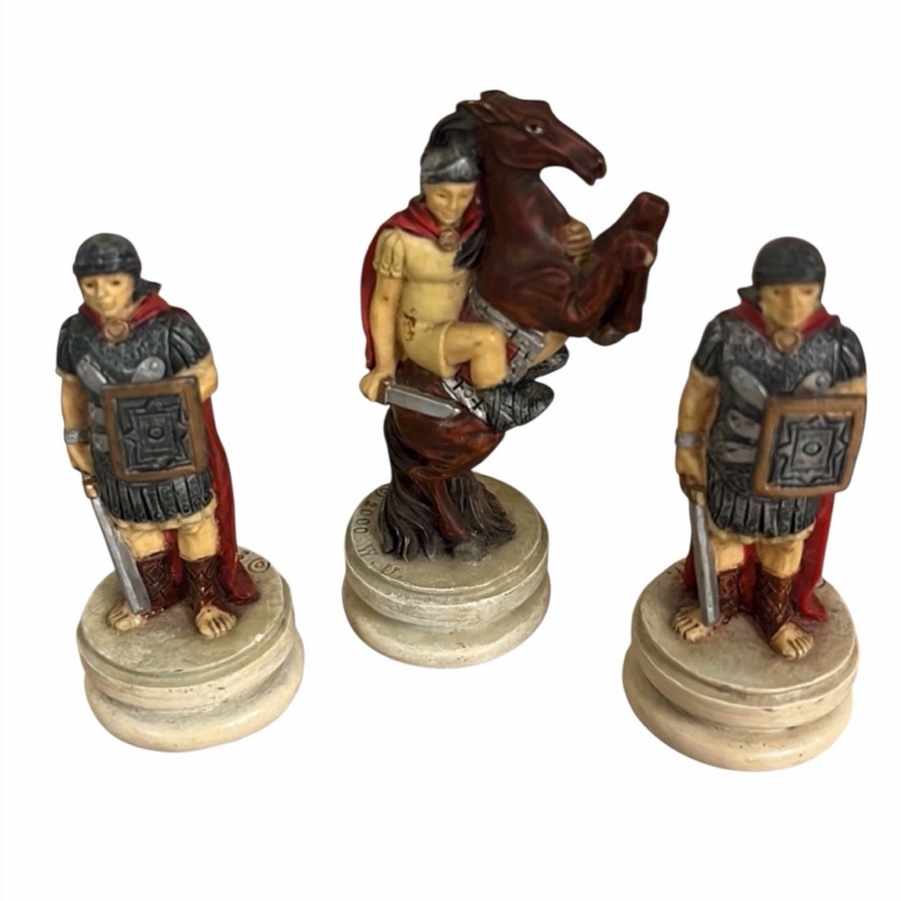 Adorable gladiator figure set